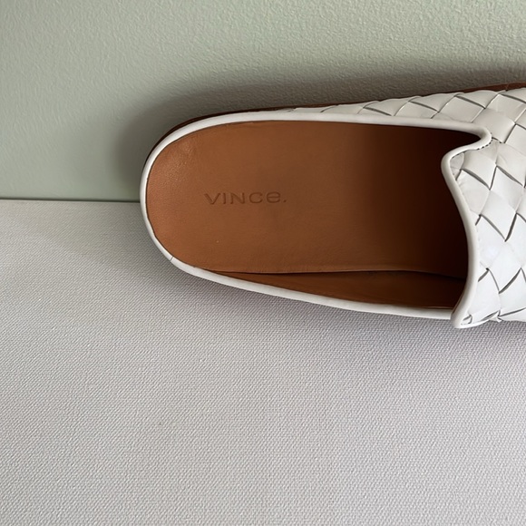 Vince Canella Woven Leather Mules - Picture 9 of 11